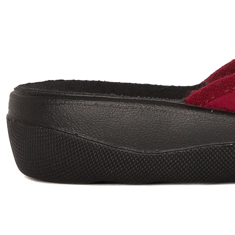 Inblu Kapcie damskie Bordeaux Bordowy
