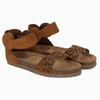 Yokono Women's Brown Leather Sandals