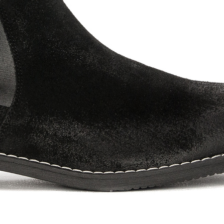 Maciejka Black Women's Suede Boots