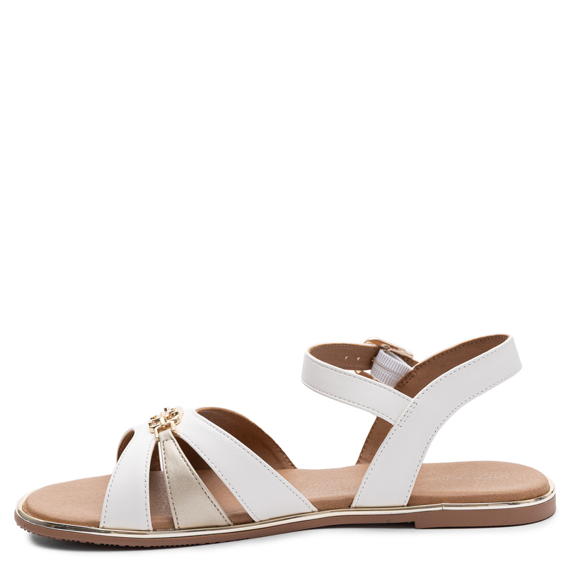 Tommy Hilfiger Women's White Sandals T3A2-34280-WH-PL