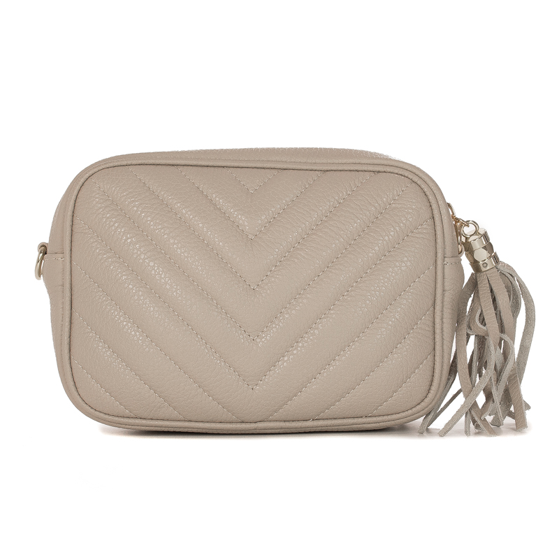 Maciejka Beige Leather Women's Handbag