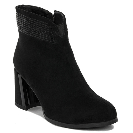 S.Barski Women's black ankle boots