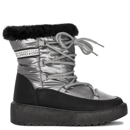 Filippo Women's Grey insulated snow boots