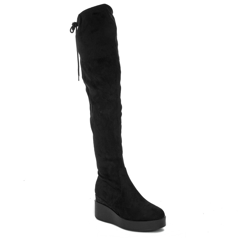 T.Sokolski HX Z21-132 BLK Knee-high Boots