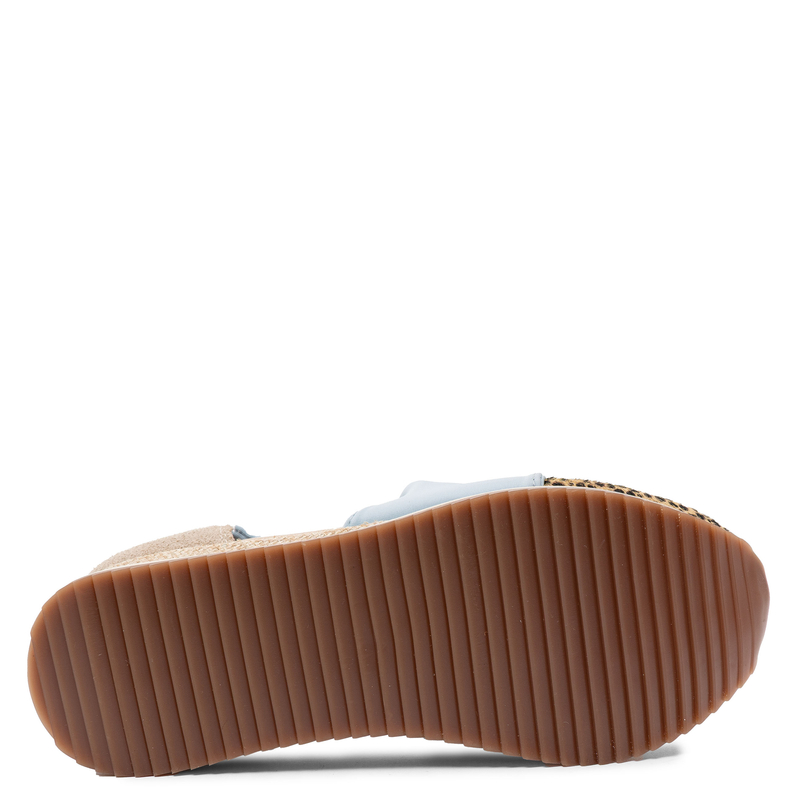 Gioseppo Wedge Slip-Ons With Twisted Straps Women’s Shoes Breathable Mesh Multicolor 78615-TARLAC-BLUE