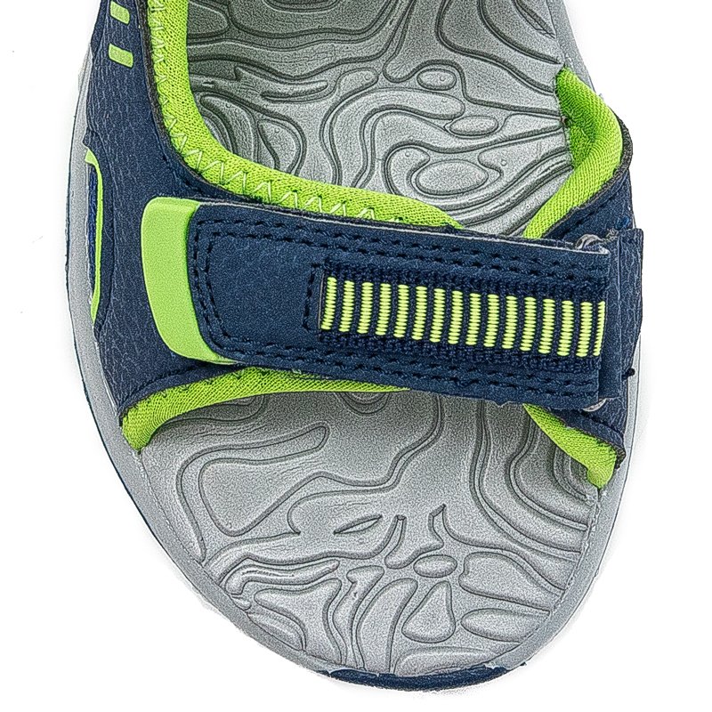 Kangaroos Sandały dziecięce DK Navy Lime
