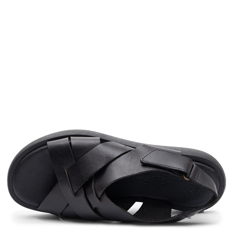 Maciejka Leather Platform Sandals Black E7397-01/00-0