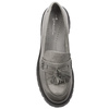 Maciejka Leather Platform Loafers Grey 5497S-35/00-5