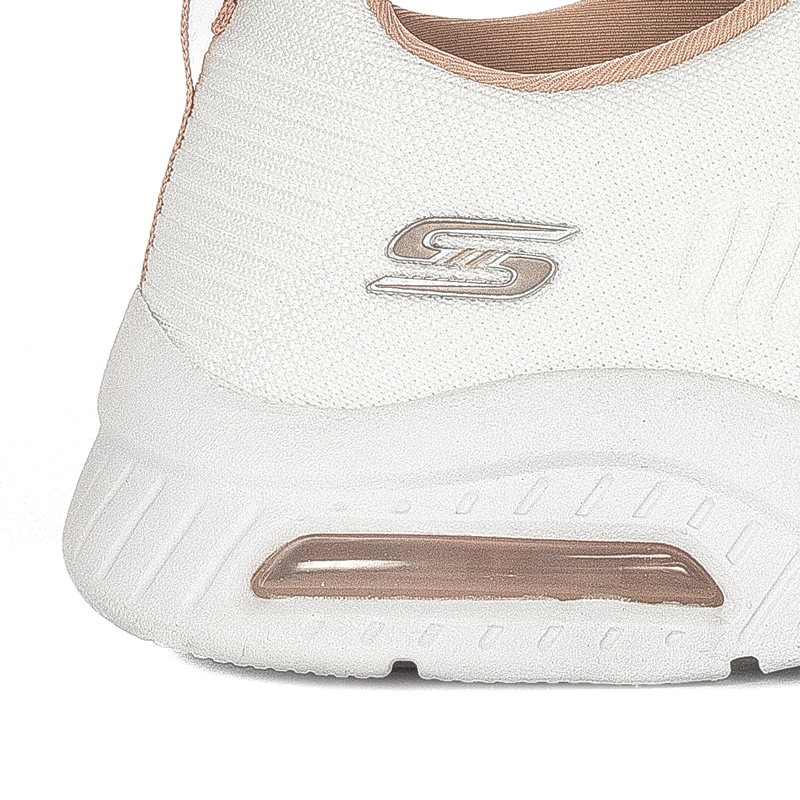 Skechers Sneakersy Damskie 117379OFWT Białe
