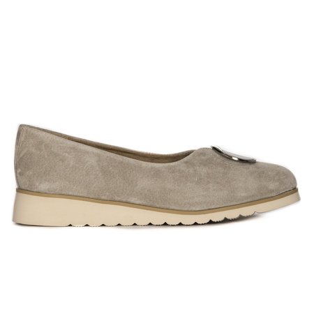 Filippo Suede Leather women's Beige low shoes