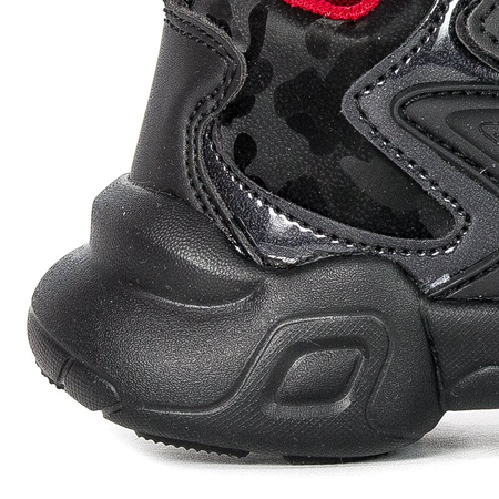 Sneakersy American Club BD14/21 Black/Red