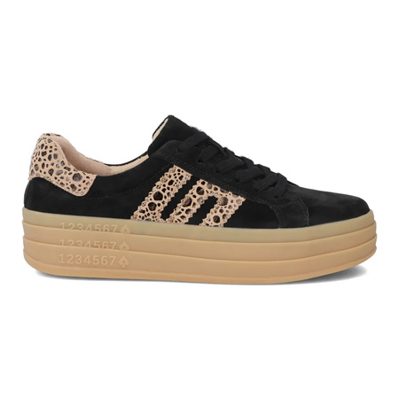 Filippo Beige Leather Sneakers
