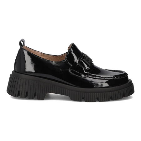 Filippo Black Leather Shoes