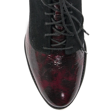 Maciejka Black women's Lace-Up Boots