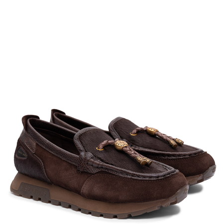 Hispanitas Comfortable Loafers Platform Shoes Chocolate Brown HI265128-ESP