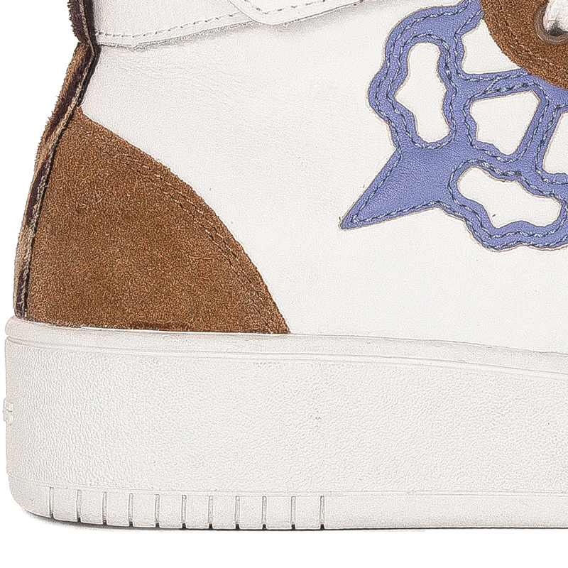 Guess Sneakersy damskie na platformie WHICO białe