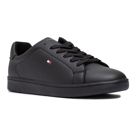 Tommy Hilfiger Minimalist Women’s Sneakers Lace-Up Black T3X9-34073-1355999