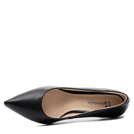 Maciejka Leather Pointed-Toe Pumps Stiletto Heel 7 cm Black K7527-01/00-1