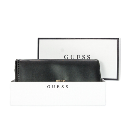 Guess Portfel damski Atene Slg duży Bla Black Czarny