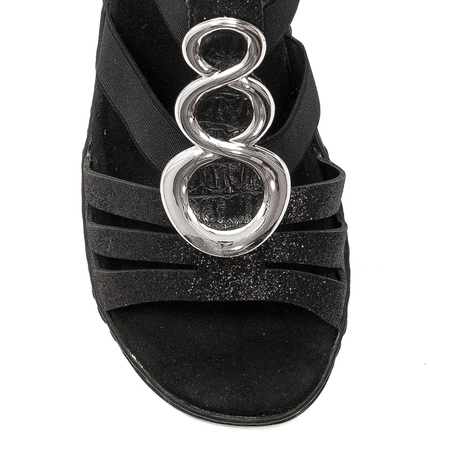 Rieker Black Schwarz Sandals