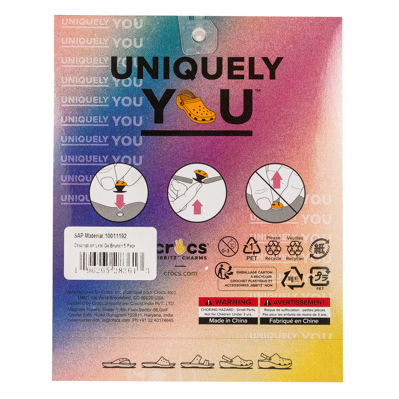 Crocs Jibbitz Ornaments Pack Cute Picnic