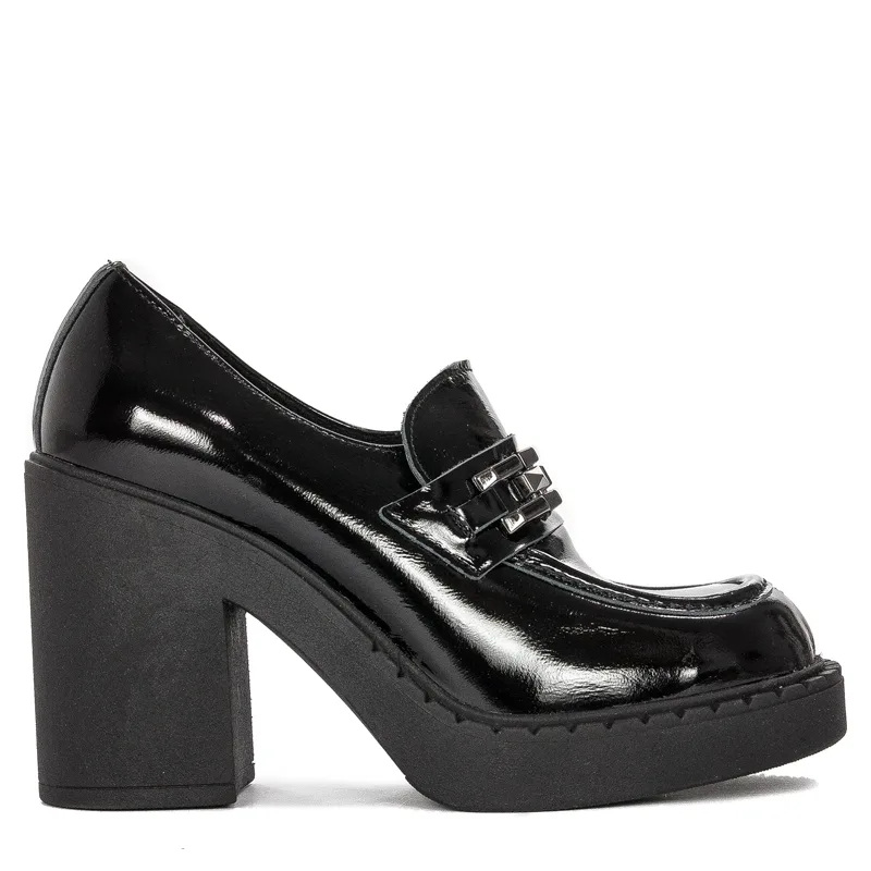 Lemar Women's leather black shoes