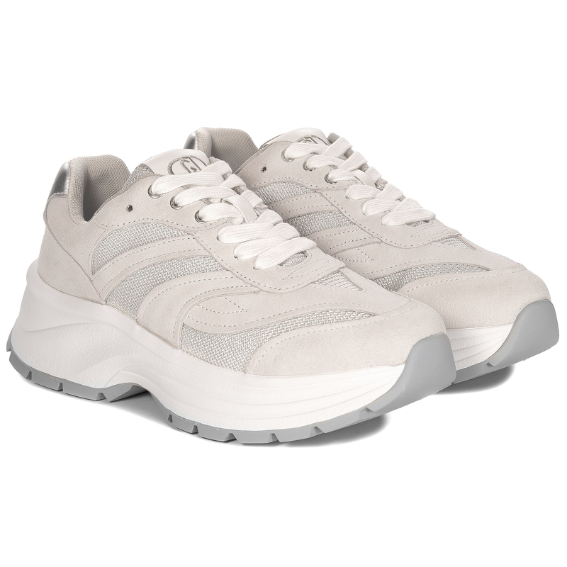 Liu Jo Sneakersy Damskie Na Platformie Szare