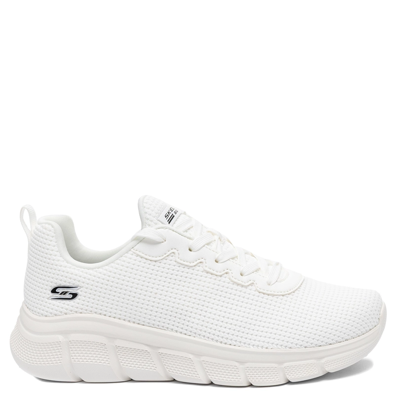 Skechers Bobs Squad Sneakersy Damskie na Platformie Białe 117346-W