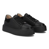 Filippo Black Leather Sneakers