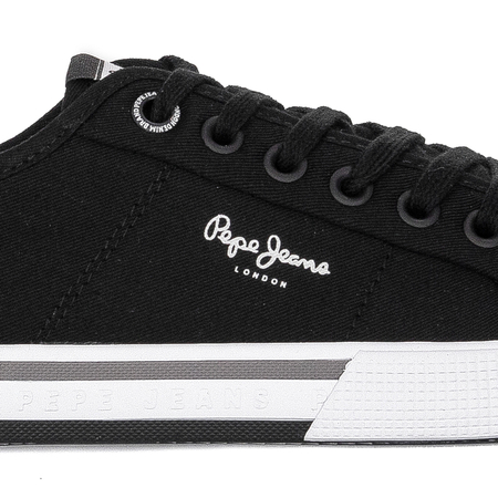 Pepe Jeans Trampki tenisówki męskie Brady Men Basic Black
