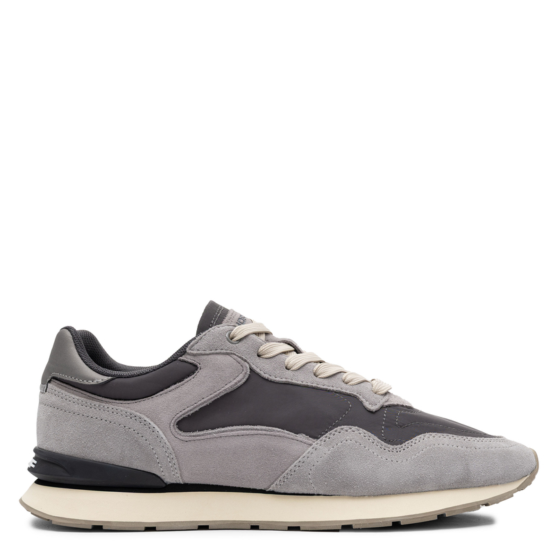 Hoff Retro Sneakers Leather-Textile Trainers Grey 12602402