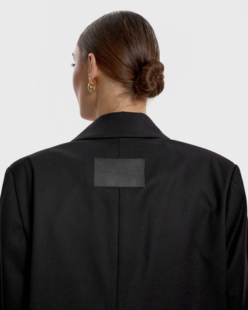 Opra Marynarka Bahira Black Oversize