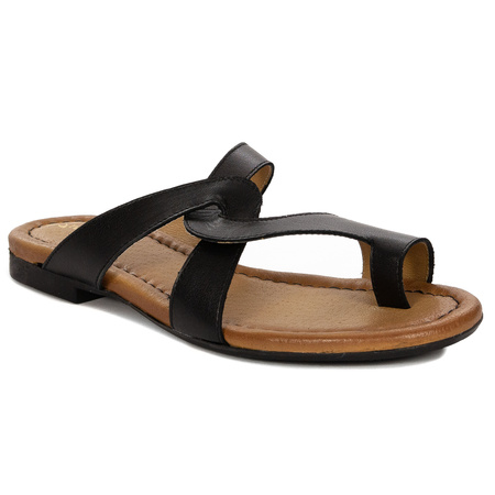 Maciejka Black Women's Slides