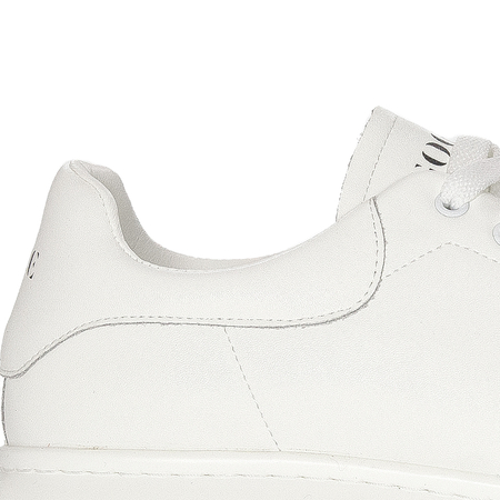 GOE Sneakersy męskie skórzane White białe