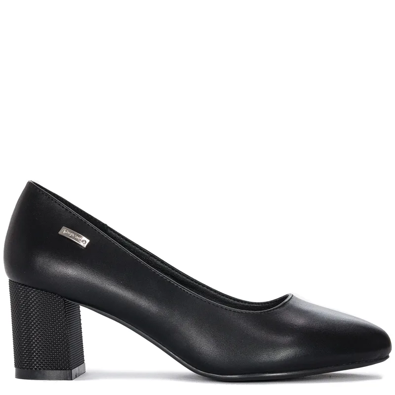 Sergio Leone PB178 Black PU Pumps