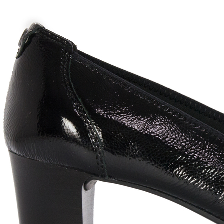 Tamaris Czółenka damskie skórzane Black Patent czarny lakier