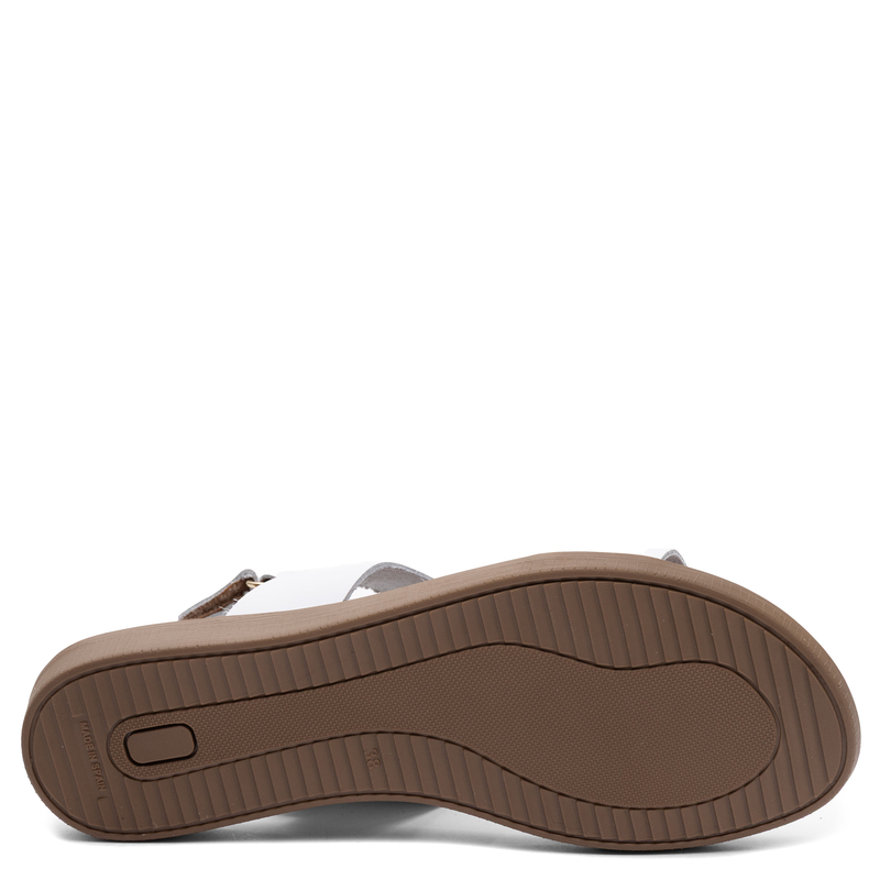 Maciejka Leather Velcro Sandals White E7403-11/00-0