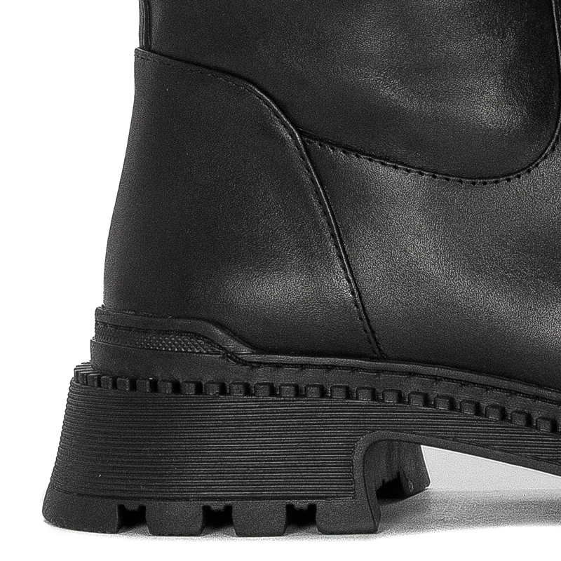 Boccato Women's warm leather boots black
