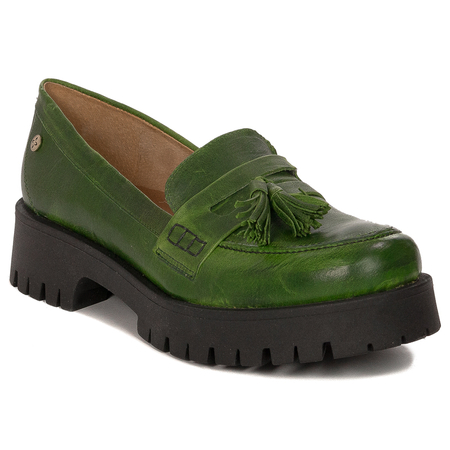 Maciejka Women's Green Shoes On Platform