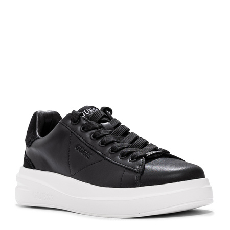 Guess Leather Sneakers On Platform Black FLPVIBSUE12-BLACK