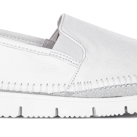 Maciejka 03512-26/00-5 White Flat Shoes