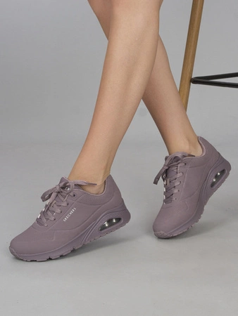 Skechers Sneakersy damskie 73690 Fioletowe