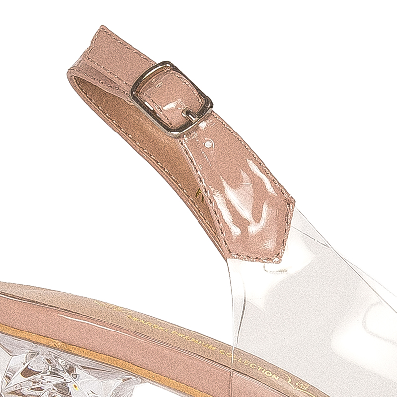 D&A Women's high-heeled sandals Pink
