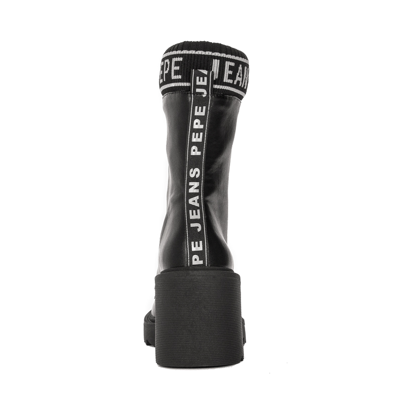 Pepe Jeans Women's Boot Boss Logo Black