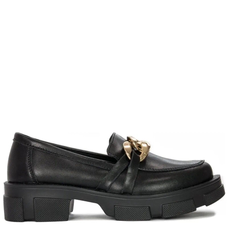 Półbuty Filippo DP3221-22 BK Black Czarne