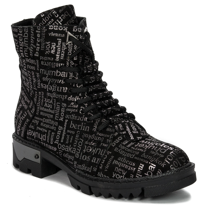 Artiker 49C0727 Black Silver Boots
