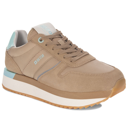 Big Star Women's Beige Half Shoes