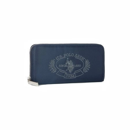 Portfel U.S. POLO ASSN. Springf L Zip Ard Wallet BEUPA5094WIP212 Navy Granatowy