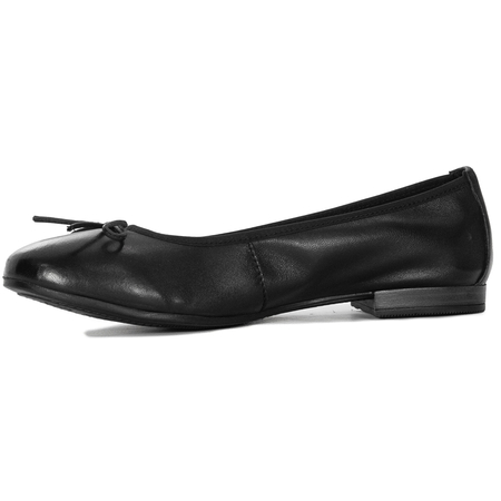 Maciejka Leather Classic Ballerinas With Bow Black P6800-01-00-0