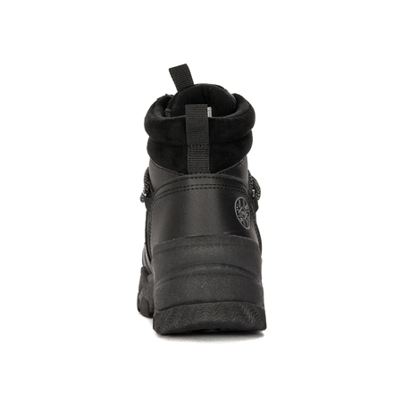 Lee Cooper Buty zimowe trekkingowe damskie Black czarne